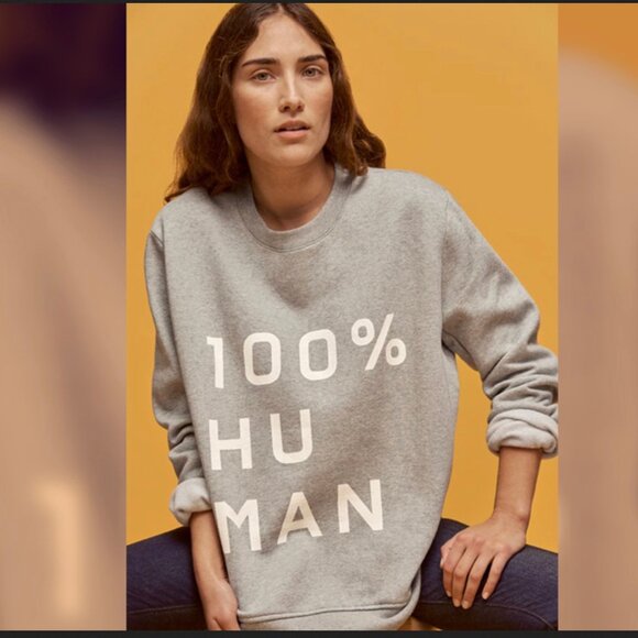 Everlane | The 100% Human Typography Sweatshirt - Picture 1 of 5